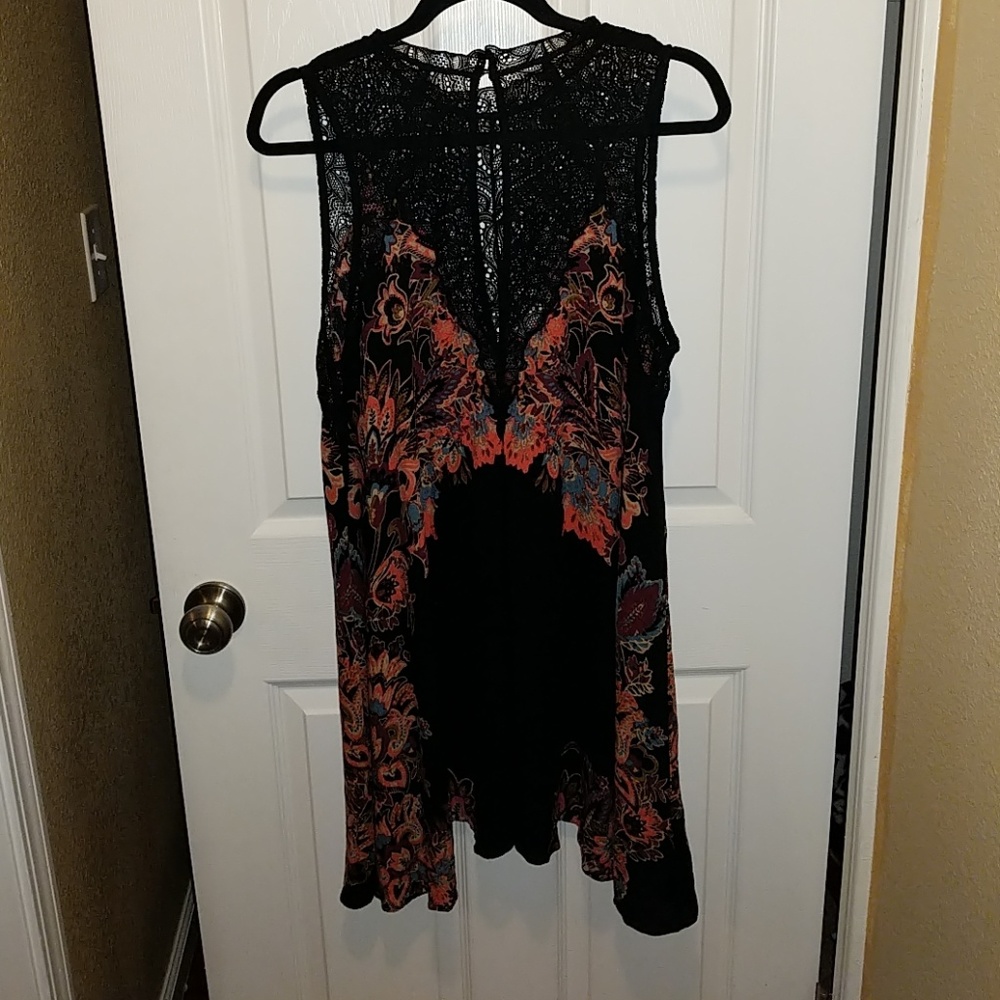 Free people lace and floral dress